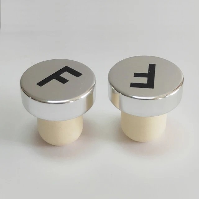 Wooden Cork Cap  Stem Stoppers With Plastic Cap  Wooden Cap Bottle  Stopper