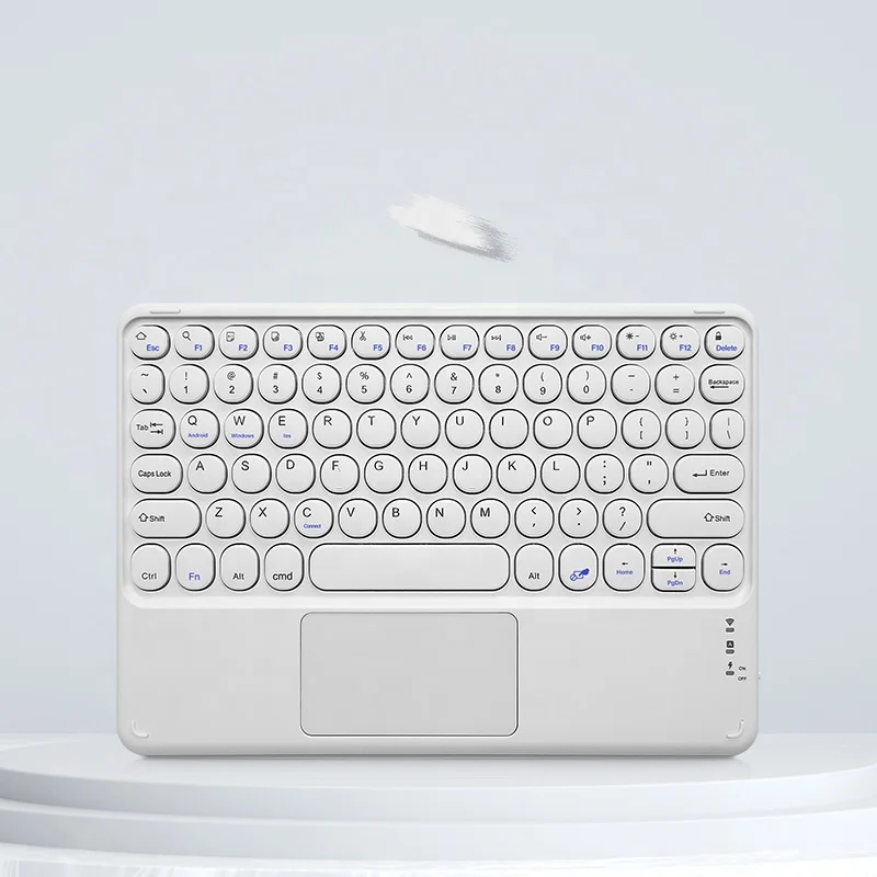 Factory custom wireless keyboard color backlit Mini tablet wireless keyboard with mouse touch pad