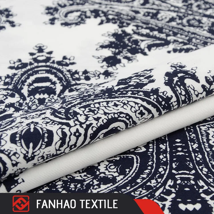 Customized breathable sustainable 21s loycell silky digital print 205gsm 100% Tencel twill Fabric for dress