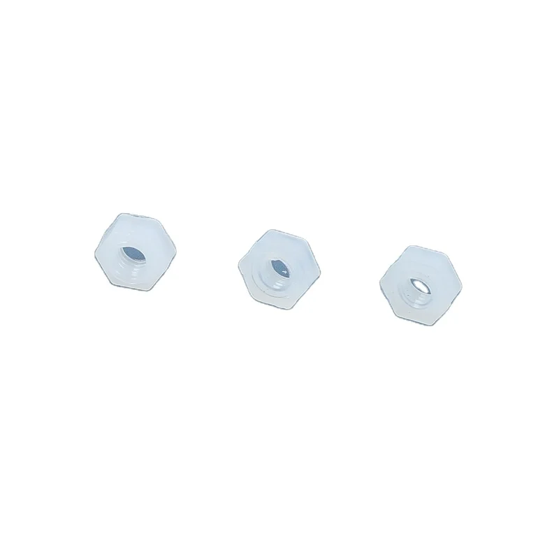 Plastic Screws and Nuts Nylon Nut Cap Hex Nylon PA66 Manufacturers Supply White Nylon Insulated Hexagon Nut