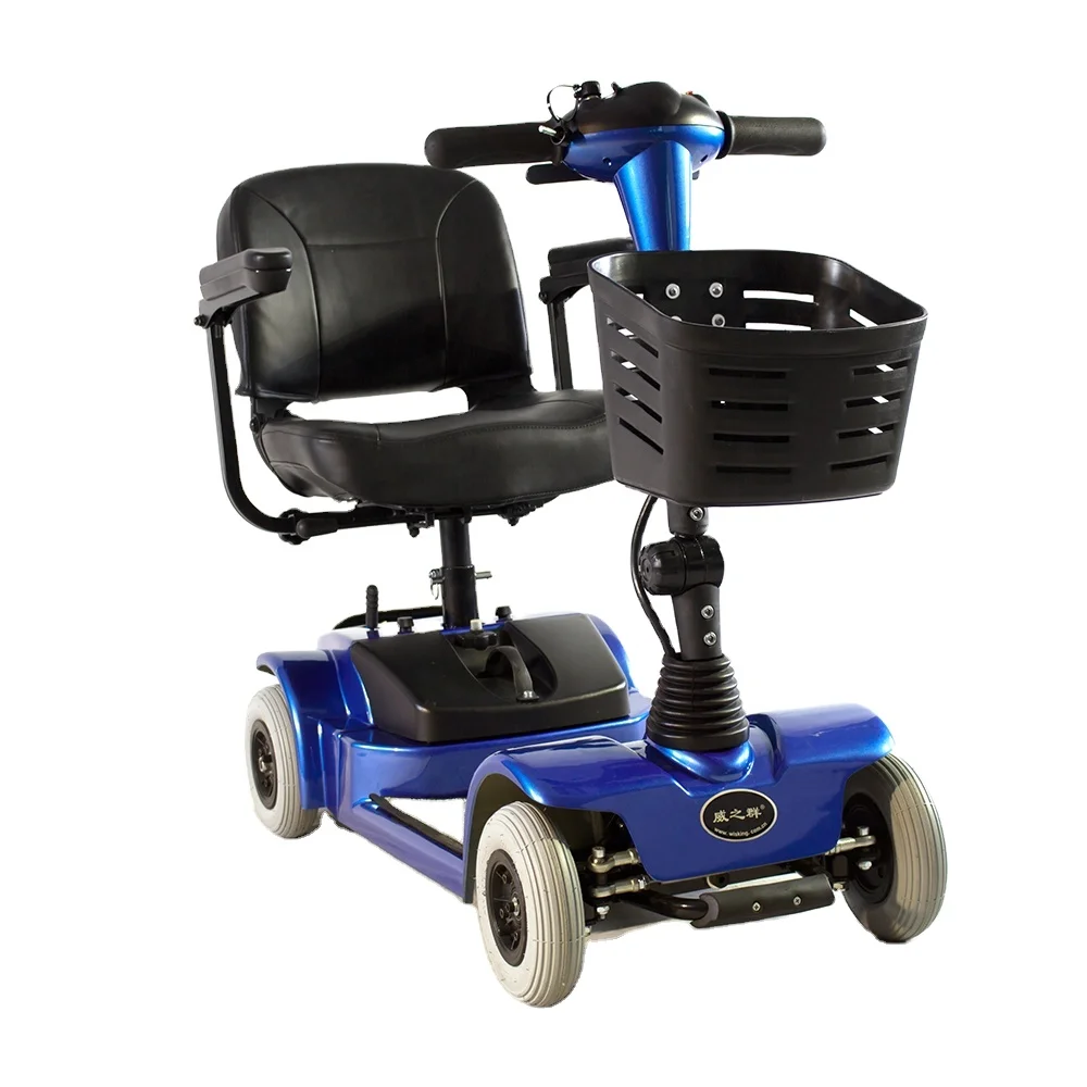 Folding mobility scooter for elderly foldable 4 wheels electric mobility scooters for disabled wisking 4024