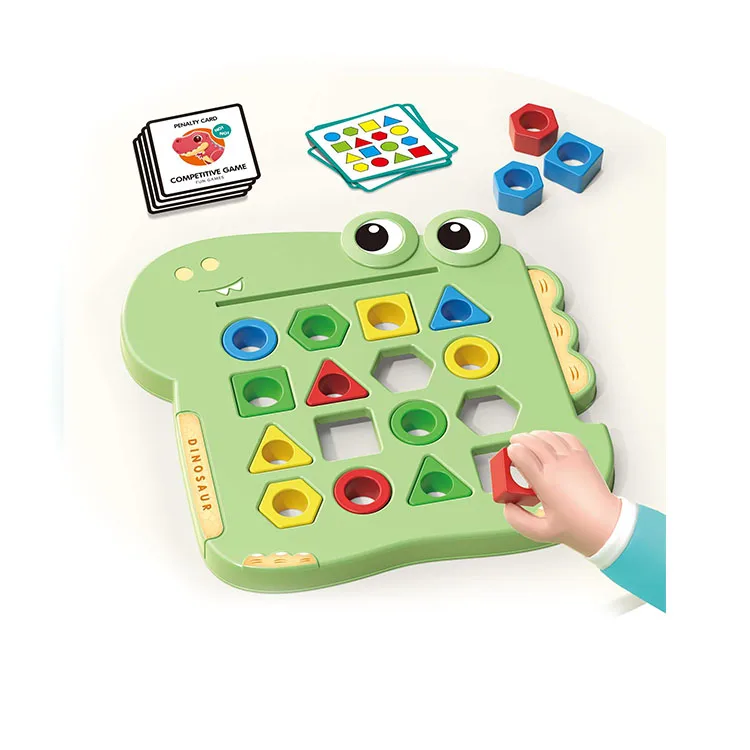 New item Early Educational baby Toys Dinosaur Geometry Matching Puzzle Geometric Configuration montessori educational toys