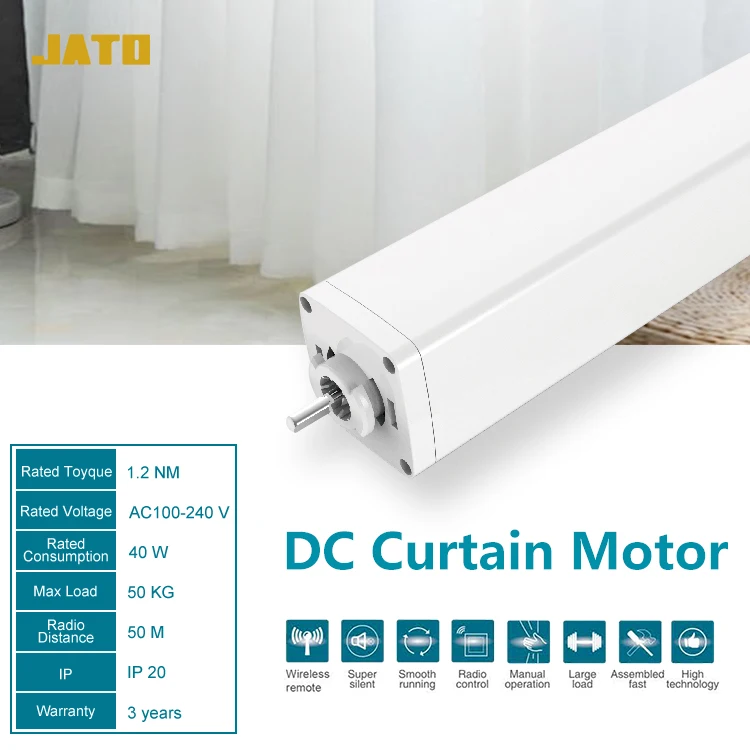 Decoration accessories for living romm wireless electric zigbee curtain motor