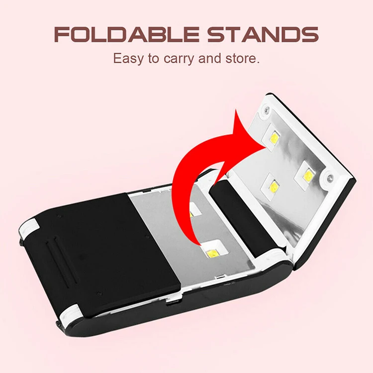 rechargeable mini nail lamp uv led portable usb small uv nail dryer