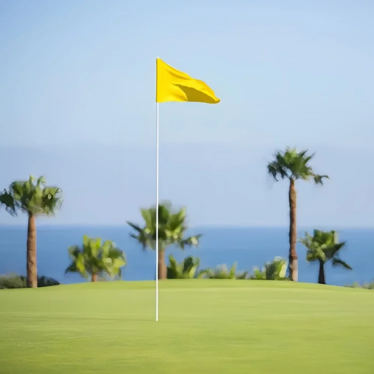 Custom Size Durable Golf Course Equipment Sign Flag Pole Golf Course Accessories Pole