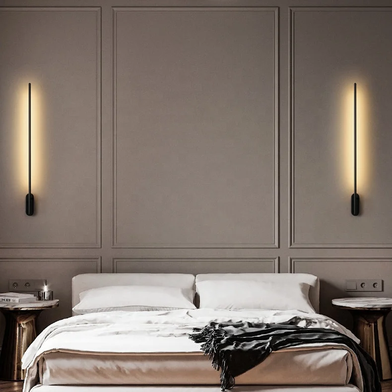 20w long lamps scone 2023 shaped lights silver decorative corner bathroom classic light wall lamp