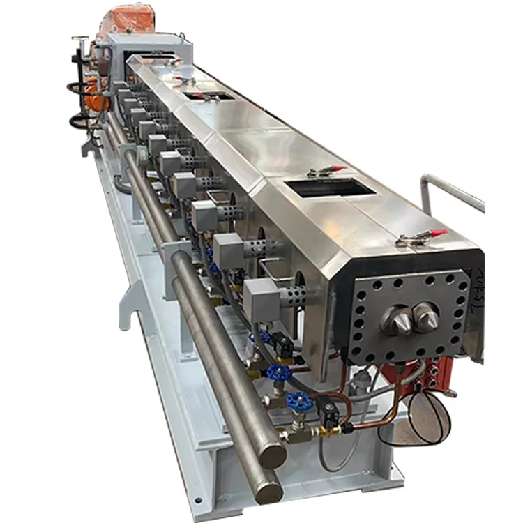 Efficient Double Screw Extruder Equipment Pvc Plastic Extruders BOPP Production Machine Line