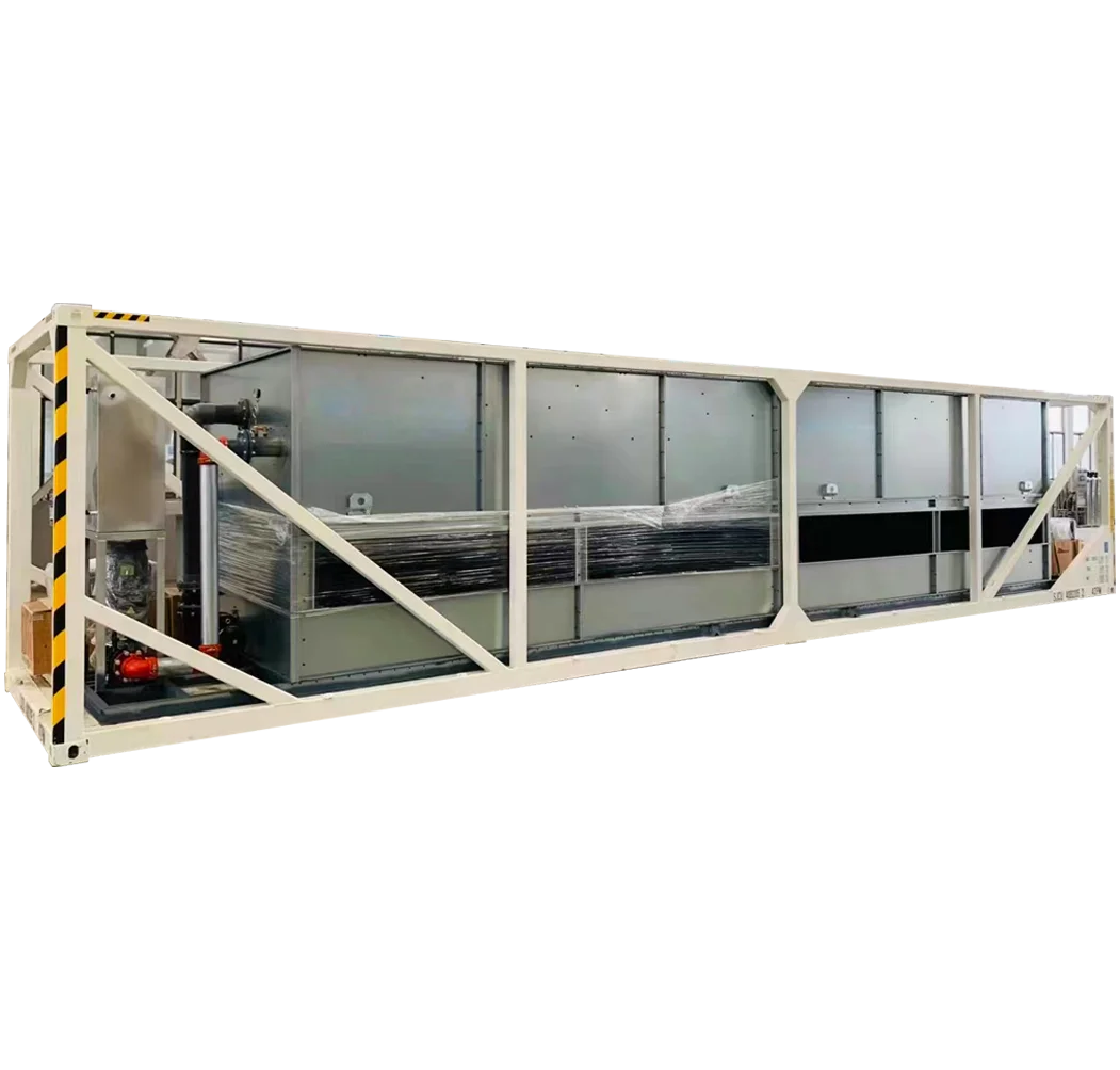 Water saving air and water cooled wet dry hybrid cooling tower for industrial cooling