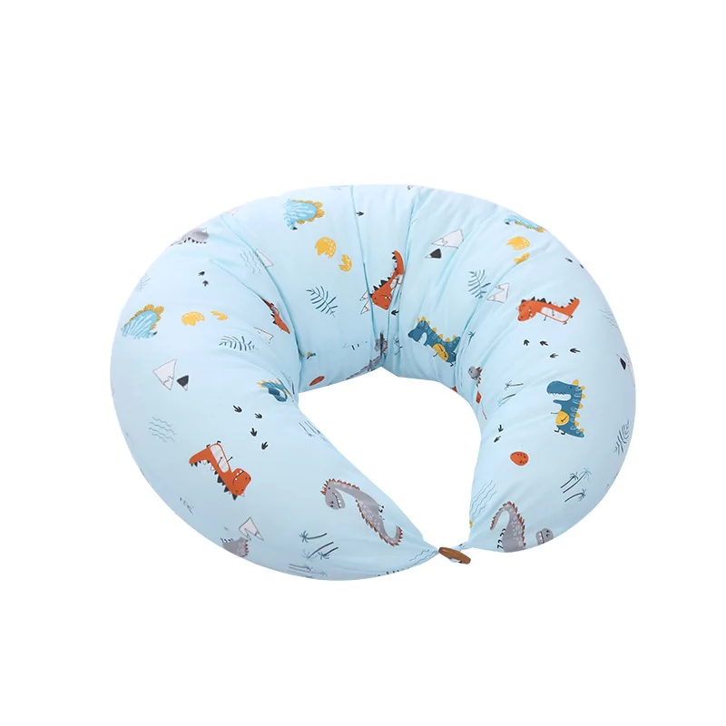 High quality design logo indoor star pattern removable lightweight baby breast feeding pillow