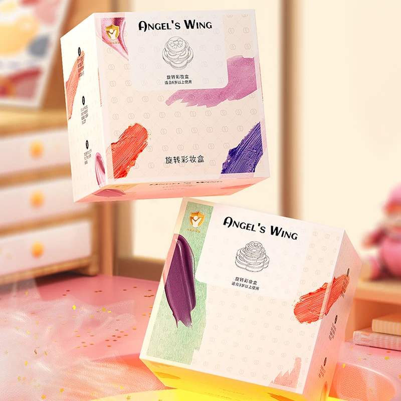 Hot sale Kids Flower Foldable Makeup Tool Set Party Cosplay Cosmetic Kits For Children Pretend Play Toys For Princess Girl