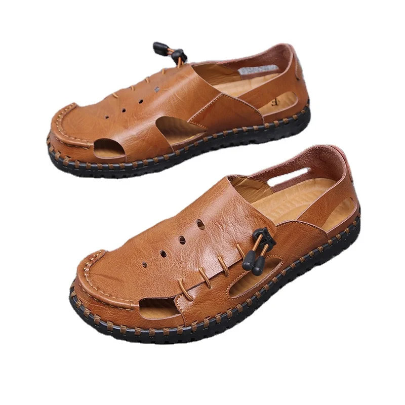 Latest Summer Leisure Adjustable Strap Sandals outdoor slipper Breathable large size Beach Sandal Men