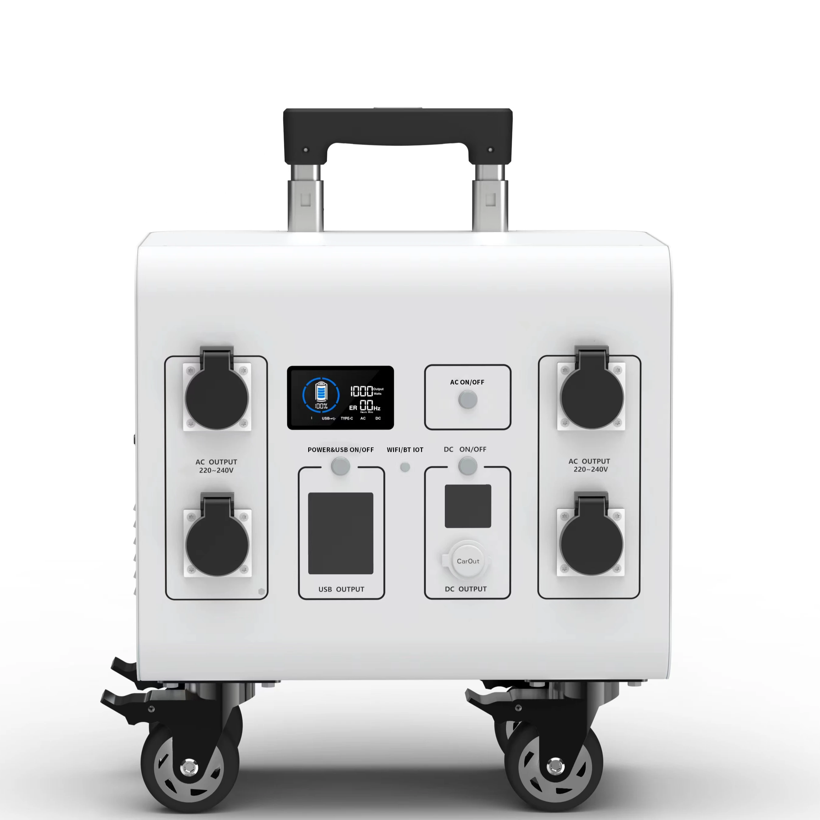 shenzhen green power energy 600wh 1500w 3000w storage battery usb super eu socket portable solar power station