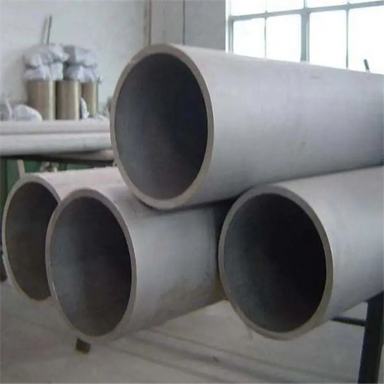 Hot Rolled Seamless Silver Surface Stainless Steel Round Pipe