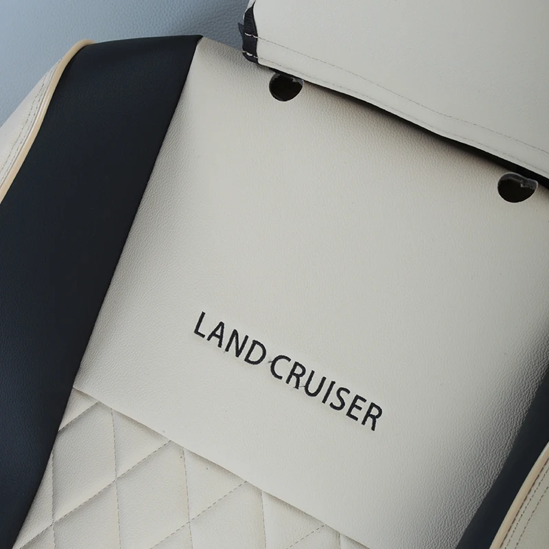 Customized 4Runner Highlander Red Shirt Previa Weisa Special Full Package PVC Leather 7-seater Seat Cover