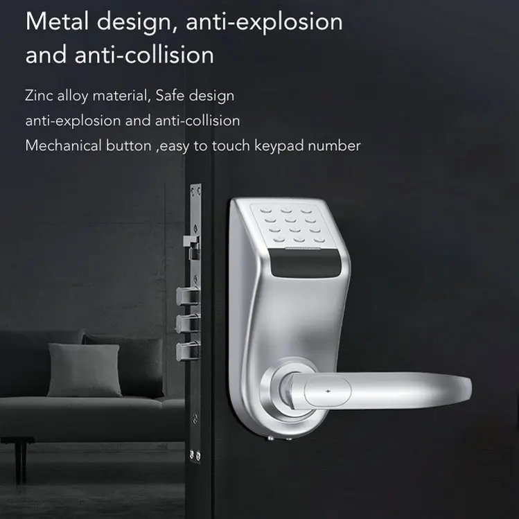 Waterproof Digital Entry Code Keyless Heavy Duty Keypad Mechanical door lock set