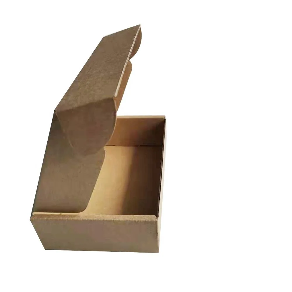 Kexin Custom Kraft Складная Подарочная коробка из гофрированного картона с печатью CMYK, перерабатываемая упаковочная бумажная коробка
