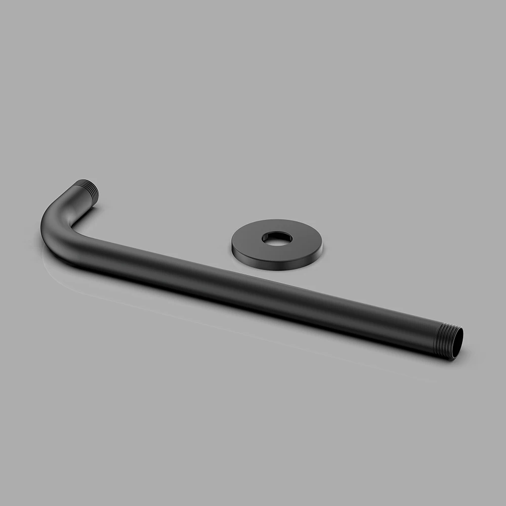 Stainless Steel Wall Mounted Shower Head Arm Flexible Shower Head Pipe Extension Arm