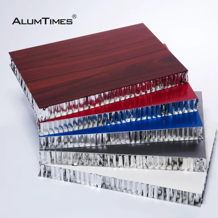 Outdoor Building Decoration High Impact Thermoplastic Light Weight High Strength Aluminum Honeycomb Sandwich Wall Panels