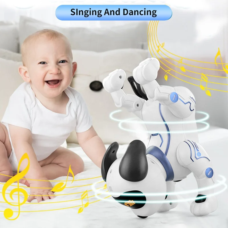 Programmable Wireless Intelligent Smart Remote Control Robot Dog Electronic Robot Puppy Pet Dog Electronic Toys For Kids