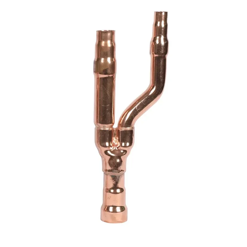 Copper Disperse Pipe Y Branch Copper Refnet Joint for VRF/VRV SYSTEM Air Conditioner Use