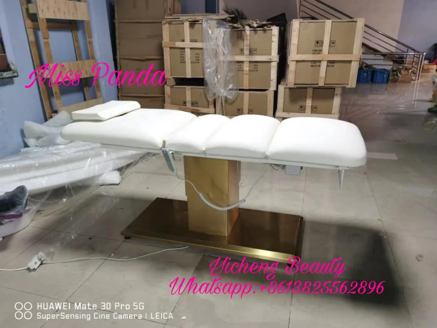 Yicheng Beauty factory direct sale 3 motors massage table beauty salon furniture lash bed spa beauty facial massage bed for sale