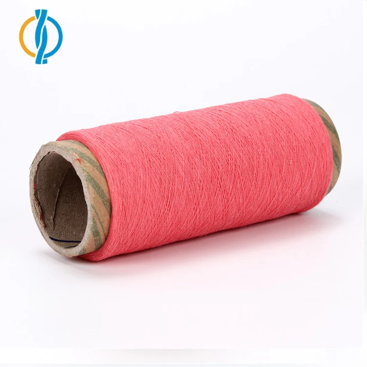 Wholesale Today Cotton Yarn Price Colorful Regeneration Blend Thread 20/1 Recycled Polyester Cotton yarn