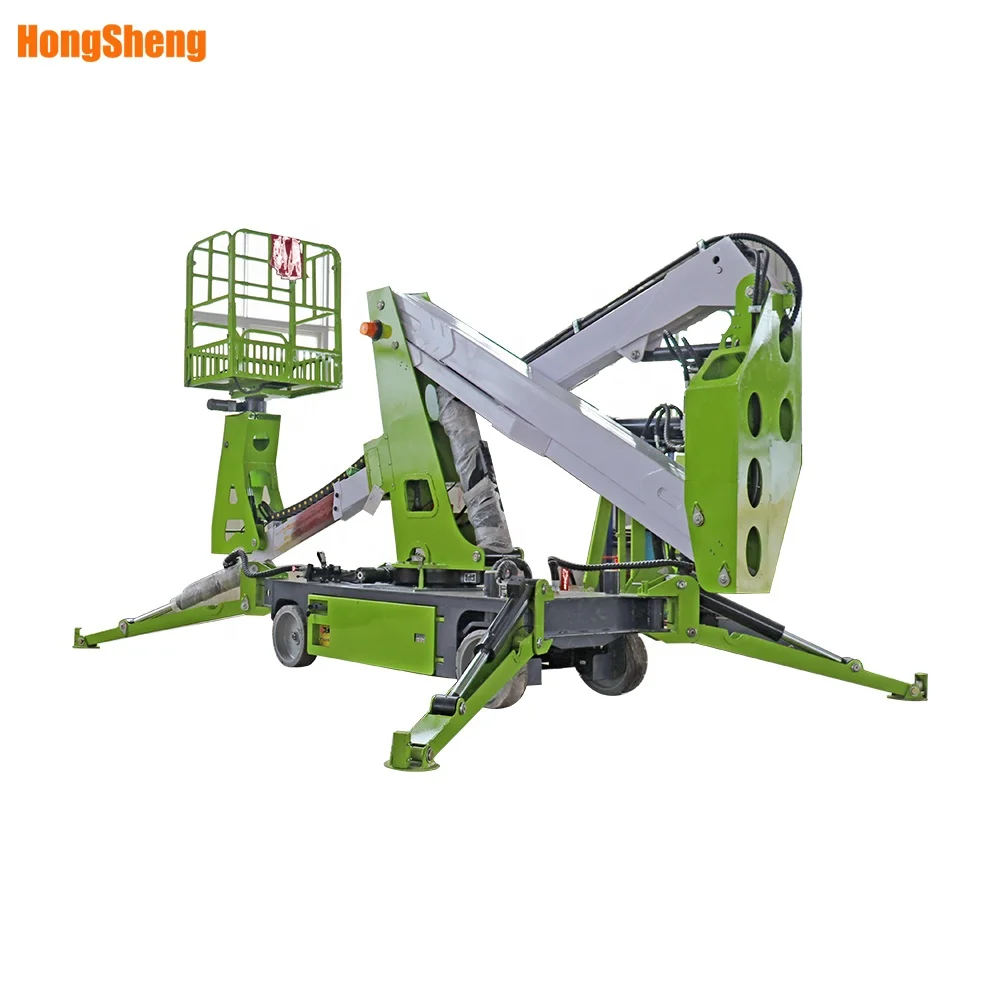 electric remote control overhead working truck electric high altitude work platform