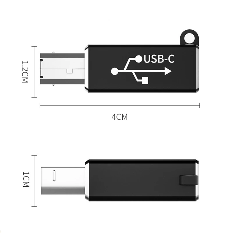 New MIDI Converter Type C USB-C Female To USB B Male Adapter for Printer Electric Piano Drum Organ