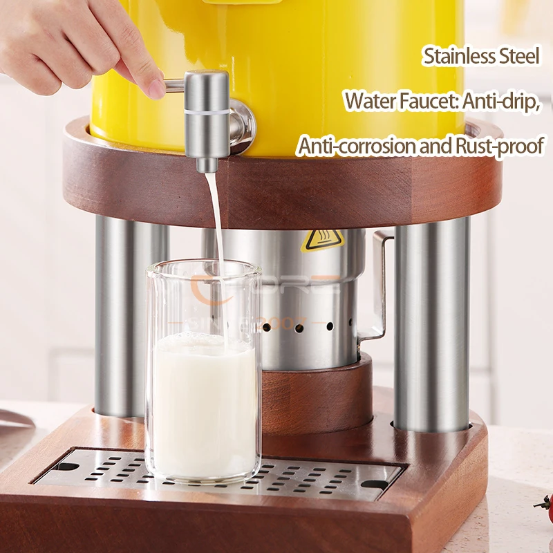 Restaurant hotel equipment juice dispenser supplies hot or cold 10L Ceramic milk dispenser