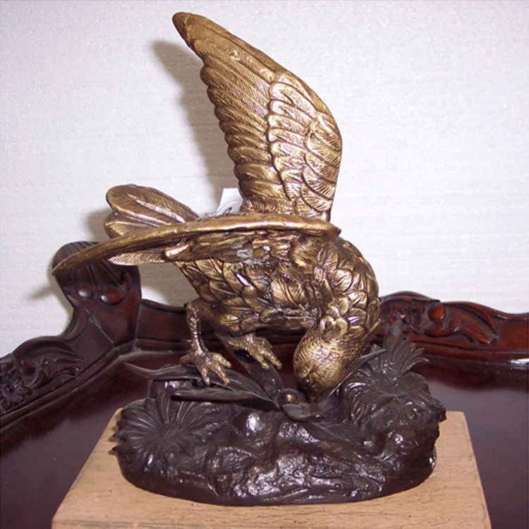 Casting Bronze Parrot Bird Statue
