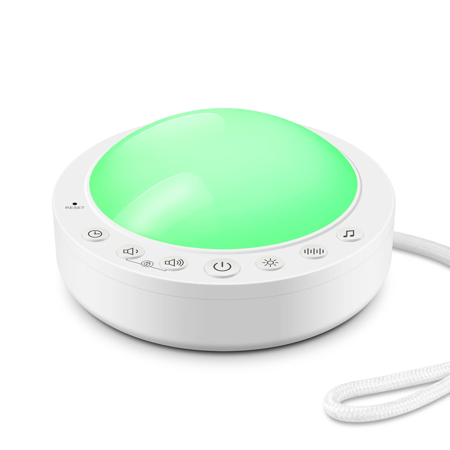Witte Ruis Apparaat 16 Soothing Soundtracks Travel mini multi sound white noise apparaten met nachtlampje