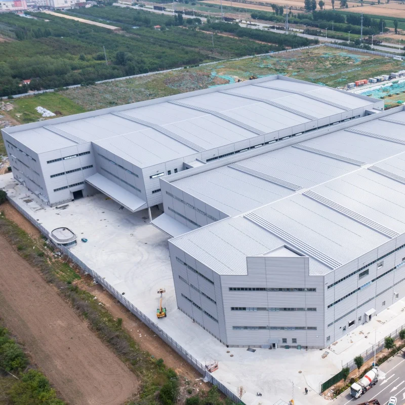 prefabricated light steel building construction frame structure warehouse factory workshop manufacturers industrial