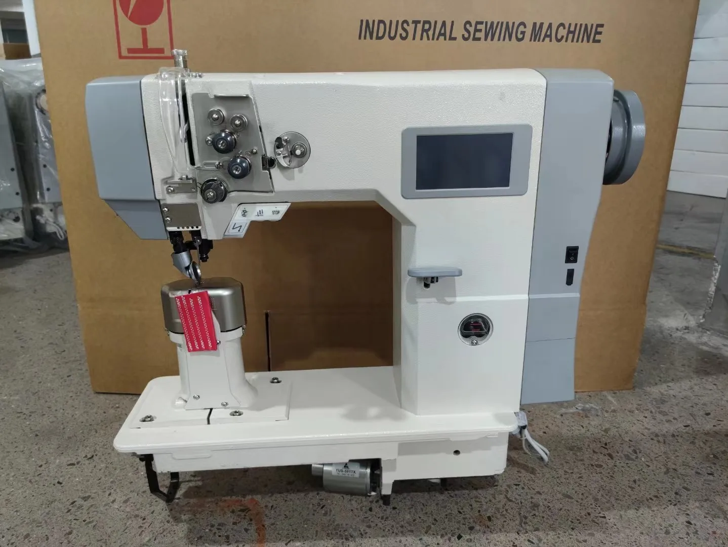RONMACK RM-8691BJ автоматическая промышленная швейная машина для кожи одноигольная/Двухступенчатая компьютеризированная роликовая