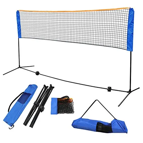 
rebound professional portable practice tennis net posts for court 