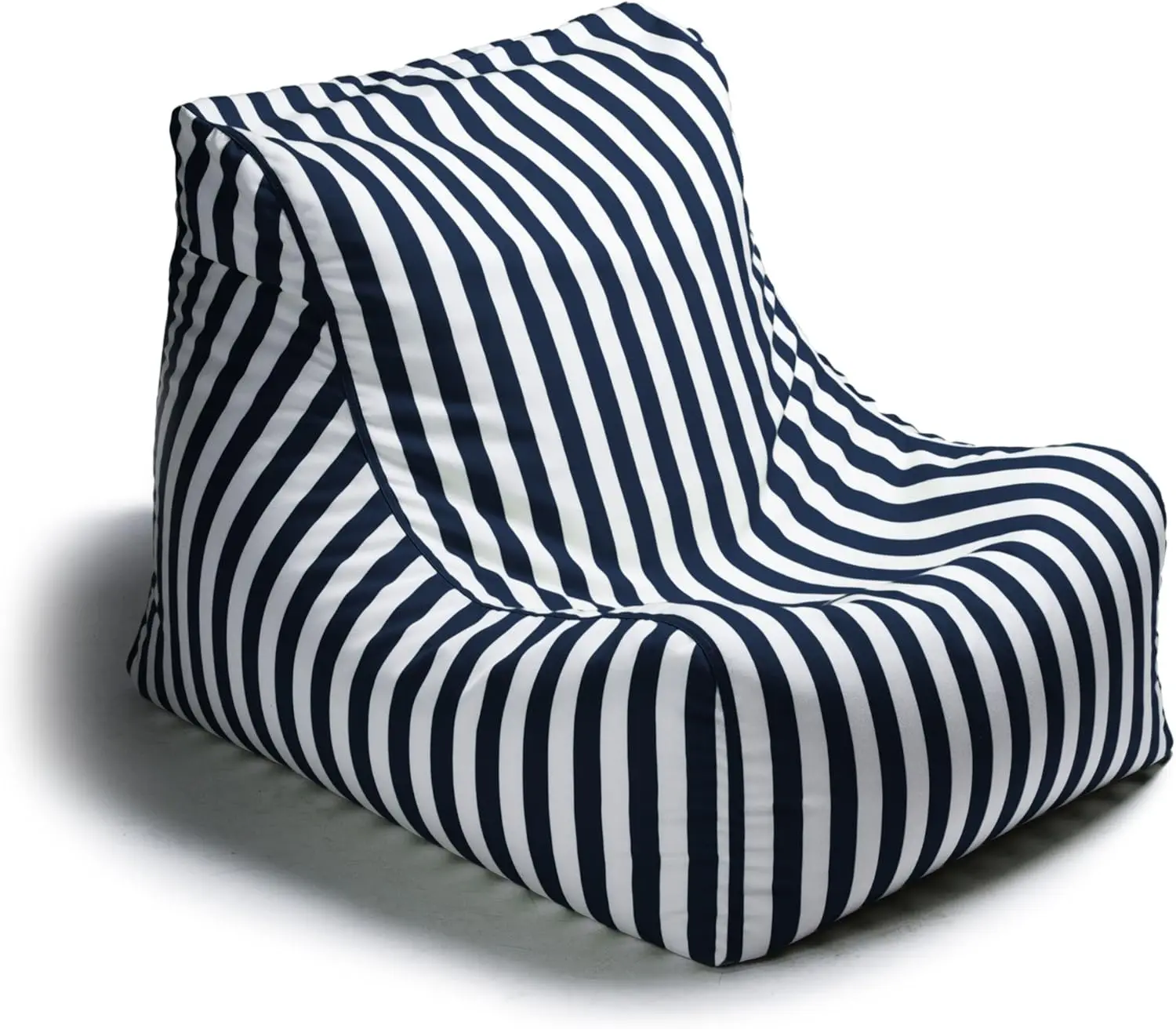 BR customize High Quality Outdoor Swimming Pool Float Lounger Chairs Luxu L Stripes Floating Pool Bean Bag Chair Sofa For Adults