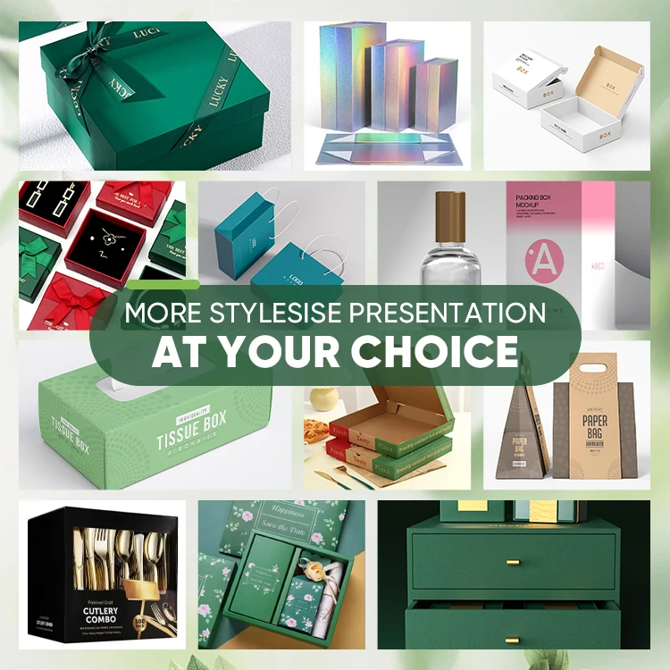 Delicate Flip Top Double-Door Folding Gift Box Bronzing Cardboard Heart Candy Boxes Wedding Birthday Party Gift Packaging Cases