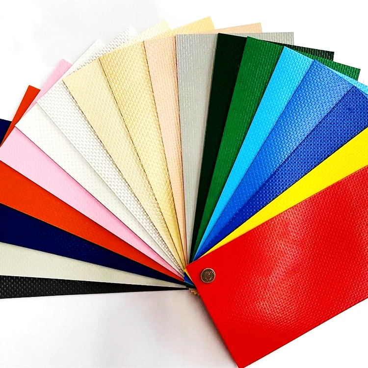 Fire Retardant PVC Coated Polyester Tarpaulin Fabric For Tensile Membrane Building Structures