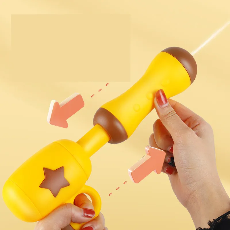 Children backpack water gun toy pull beach splashing water gun