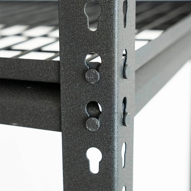 Warehouse storage middle duty long span stacking racks & shelves system