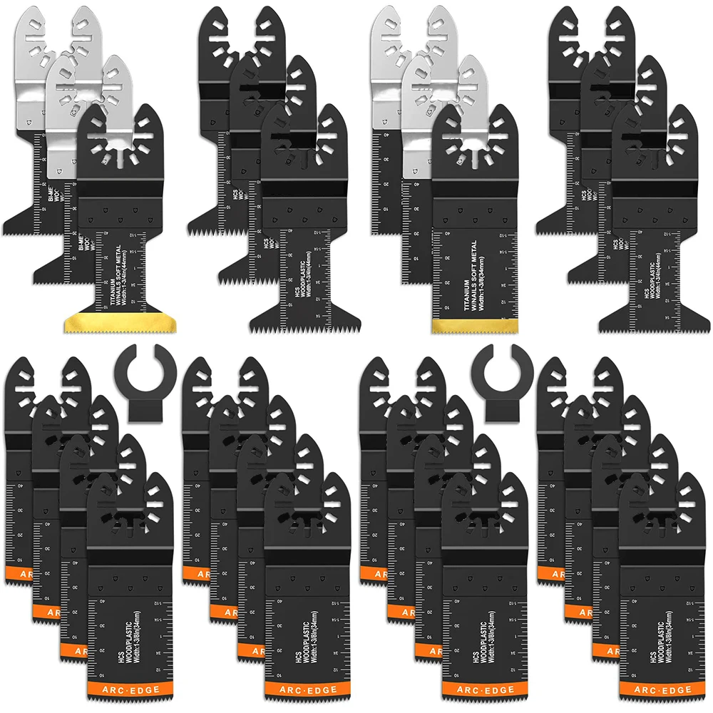 Заводская Настройка, изогнутые края/прямые многоинструментальные лезвия для пилы для резки мягкого металла из древесного пластика и гипсокартона