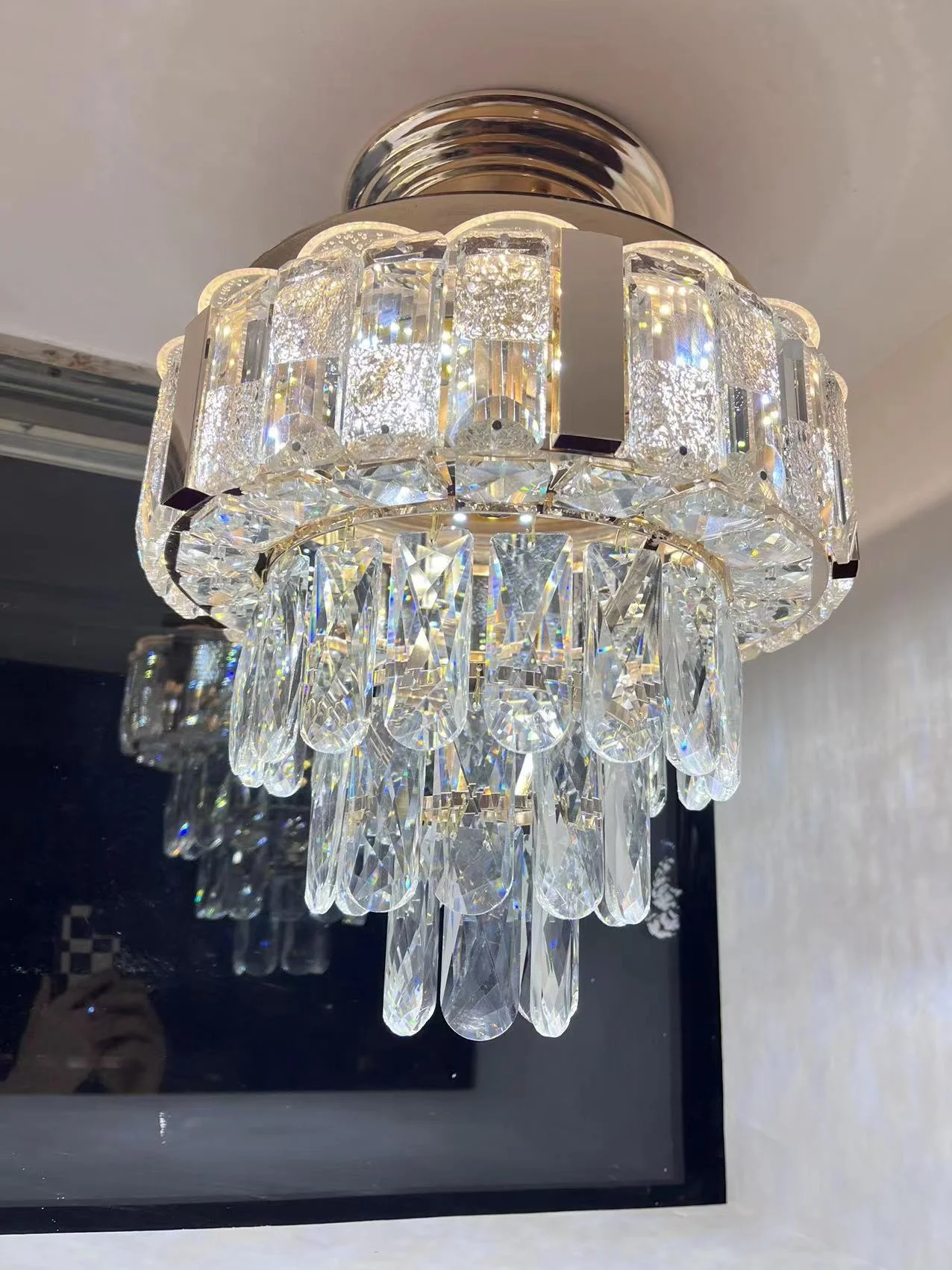 2022 New design Best sell  modern led crystal chandelier hanging light for home decorative  High quality and factory cheap price