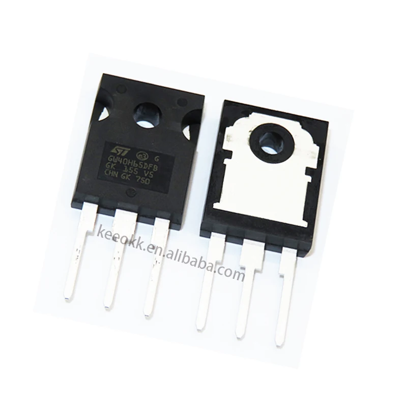 New original 5PCS/Lot STGW40V60DF GW40V60DF or STGW40H60DLFB GW40H60DLFB or GW40H65DFB TO-247 40A 600V IGBT STGW40H65DFB
