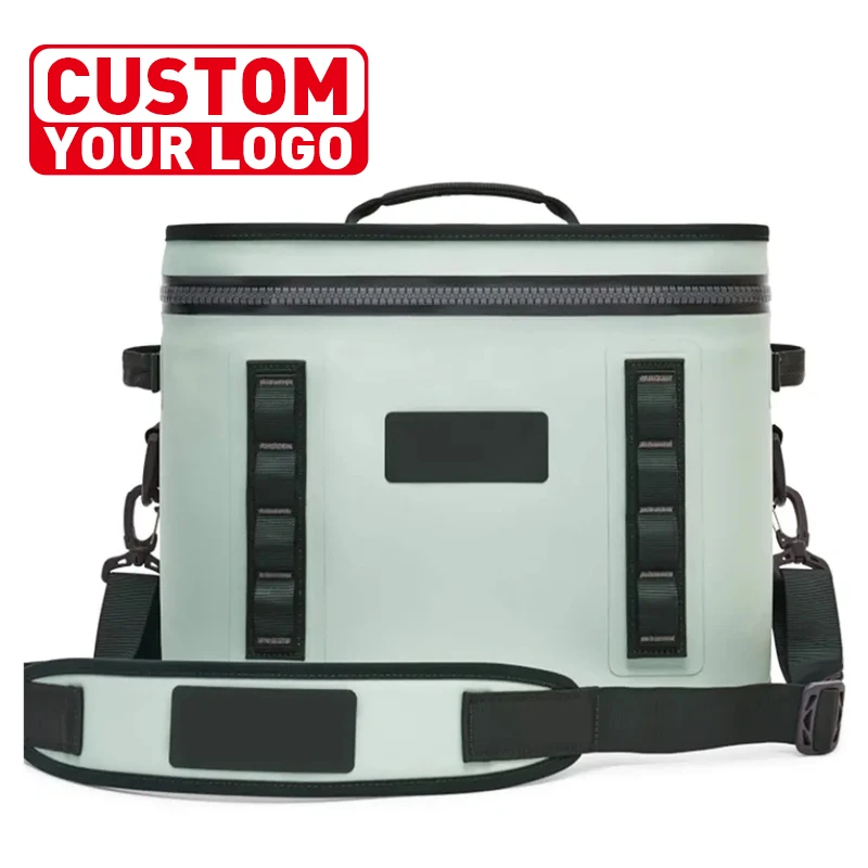 New Product Portable Custom Logo Insulated Picnic Cooler Bag Waterproof Reusable Ice Cooler Bag Soft Cooler Box CANS Letter