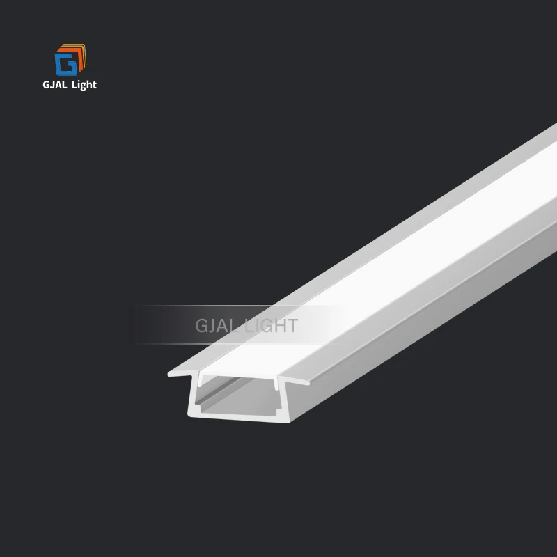16*07 mm material aluminum profile for LED cheap price customization embedded strip channel lights