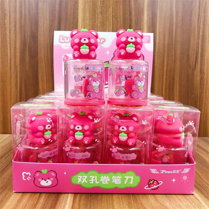 Creative Cartoon Animal Stationery Kawaii Astronaut Pencil Sharpeners for Pencil Wholesale Sharpener Mould Custom Stationery