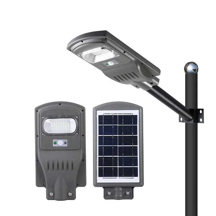 Warm White Waterproof Ip65 30 60 90 Watt All In One Integrated Led Outdoor Solar Street Light