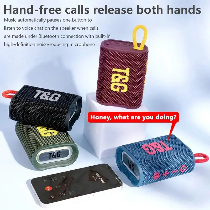 TG396 Wireless Bluetooth Speaker Creative Outdoor Sports Portable Waterproof Subwoofer Speaker 3D Stereo Surround Center System