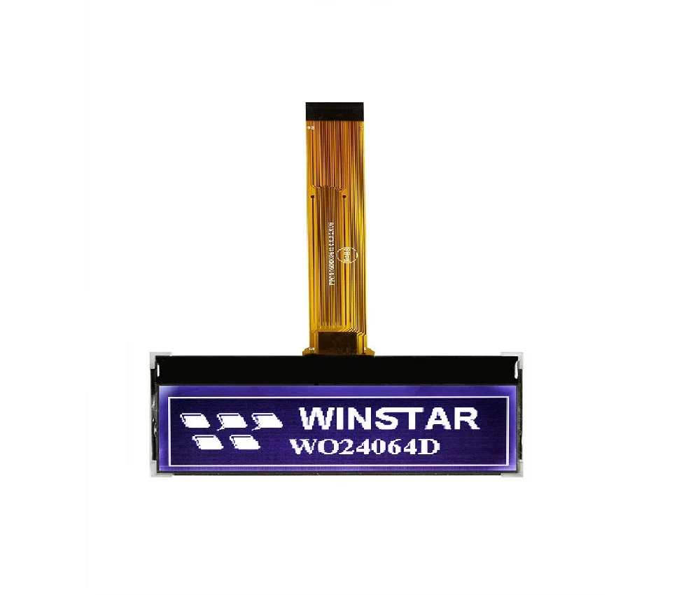 240x64 LCD Display SPI / 6800 / 8080 Interface WO24064D Winstar  LCD 24064