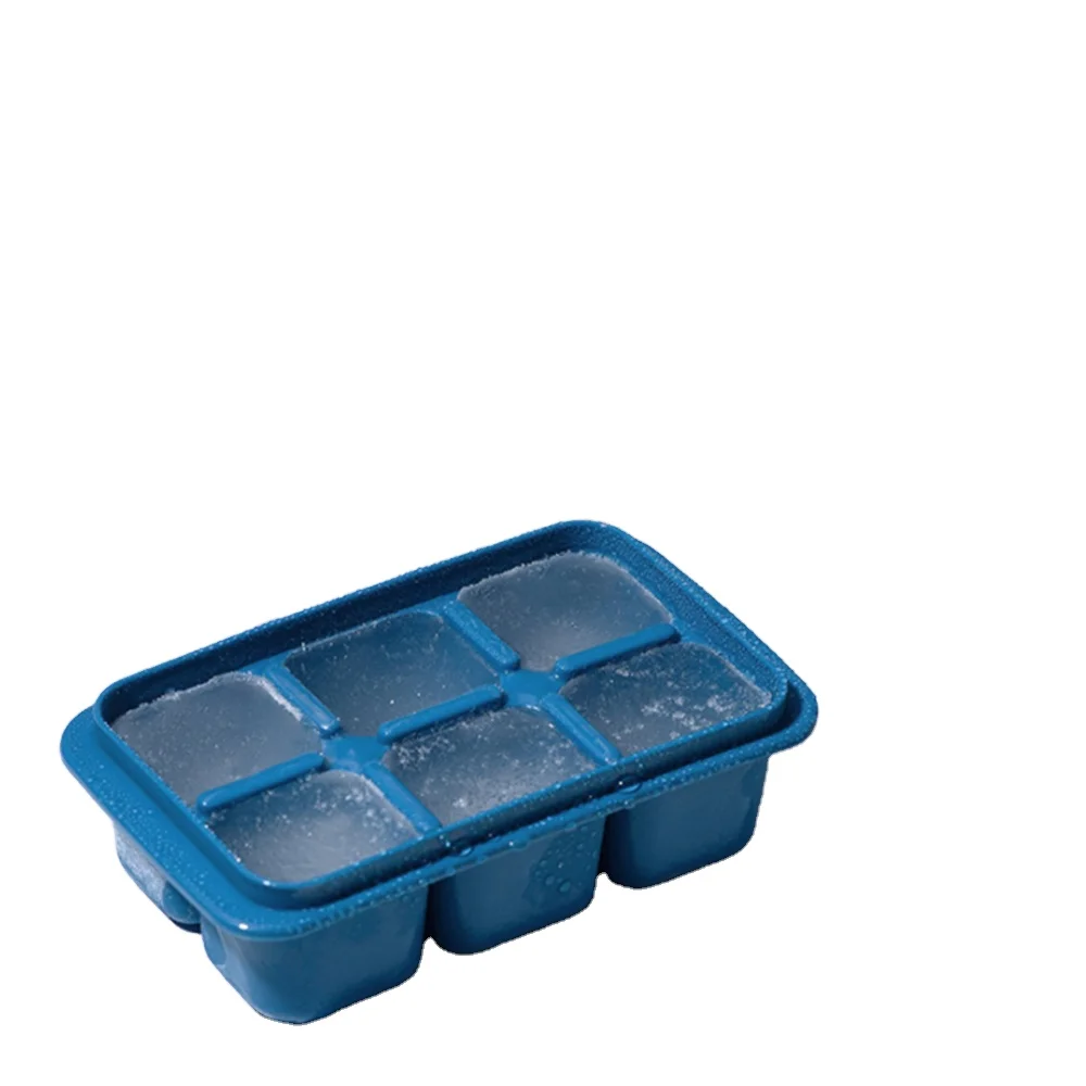 DIY ice box freezer with a cover to make ice cube mold set plastic  ice cube tray