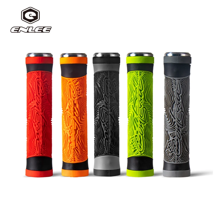 2021 Enlee Multi-color design handlebar grips mountain bike handlebar grip bicycle